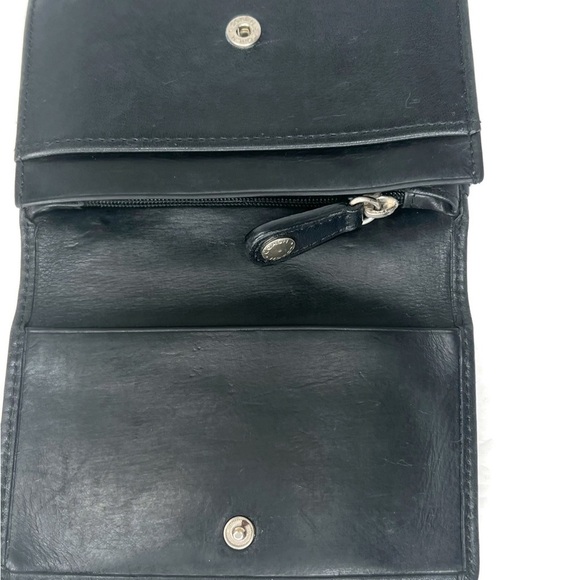 Coach Vintage Small Black Leather Wallet - Picture 5 of 5